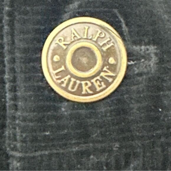 Ralph Lauren Women's Bootcut Pants Size 10 Black Label Corduroy Dark Academia - Picture 4 of 9